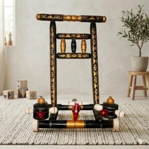 Handcrafted Wooden Baby Walker for 1-3 Years Old Kids.